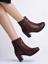 Shoetopia - Smart Casual Brown Boots For Women & Girls